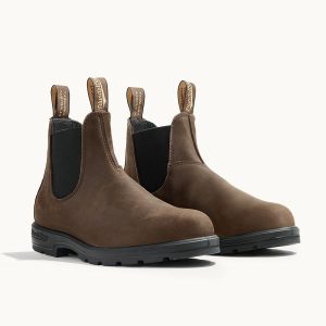 Antique Brown Premium Leather Chelsea Boots, Men's Classics 1609 - Blundstone