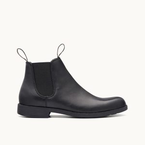 Black Leather Ankle Boots, Men's Dress 1901 - Blundstone