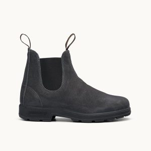 Steel Grey Suede Leather Suede Boots, Men's Originals 1910 - Blundstone