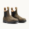 Rustic Brown Premium Leather Chelsea Boots, Men's All-Terrain 2056 - Blundstone