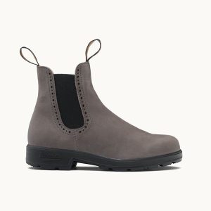 Dusty Grey Premium Leather High Top Boots, Women's Originals 2216 - Blundstone