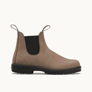 Taupe Premium Leather Chelsea Boots, Men's Classics 2341 - Blundstone