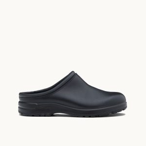 Black Premium Leather Slip-on Clogs, Men's All-Terrain 2381 - Blundstone