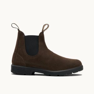 Brown Suede Leather Suede Boots, Men's Originals 2410 - Blundstone