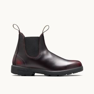 Bordeaux Brush Premium Leather Chelsea Boots, Women's Originals 2412 - Blundstone