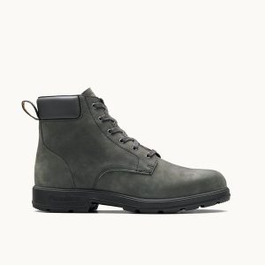 Rustic Black Premium Leather Lace Up Boots, Women's Originals 2427 - Blundstone