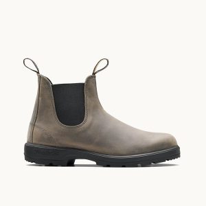 Clay Premium Leather Chelsea Boots, Men's Classics 2446 - Blundstone