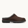 Dark Brown Suede Leather Slip-on Clogs, Women's Originals 2521 - Blundstone
