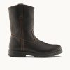 Claret Full Grain Leather Rigger Boots, Men's Originals 2528 - Blundstone