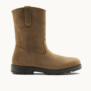 Mushroom Nubuck Leather Rigger Boots, Men's Originals 2529 - Blundstone